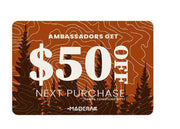 Madera Outdoor  Funnel Builder Products Ambassador Only Offer: Waterproof Pocket Backpack + Pillow + $50 Gift Card