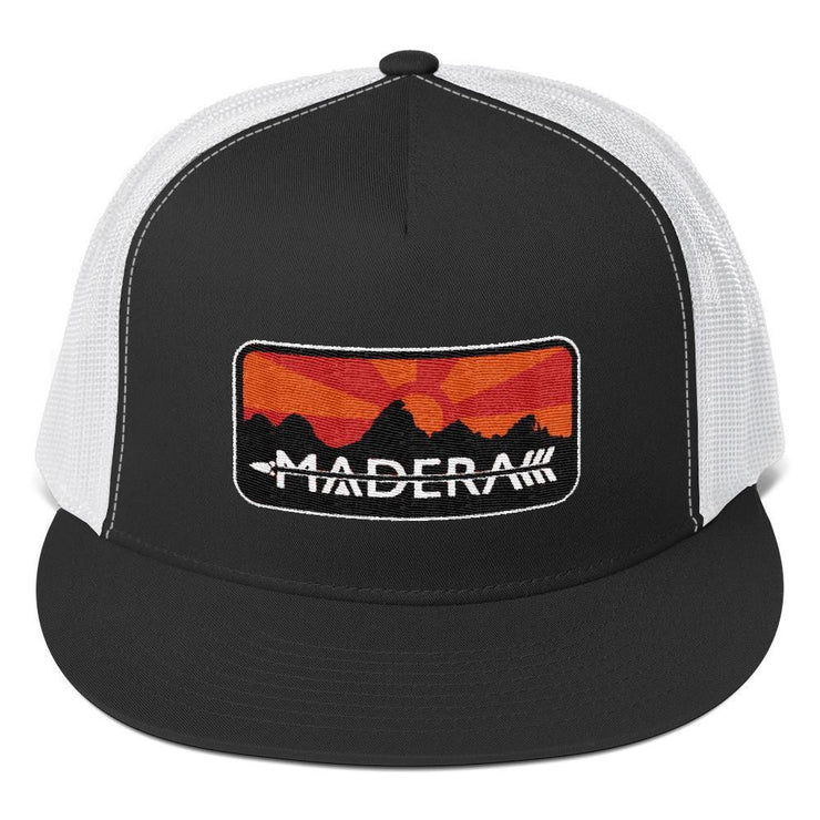 Madera Outdoor  Hats Black/ White Patch Trucker Cap madera outdoor hammock companies that plant trees best camping hammocks cheap camping hammocks cheap hammocks cheap backpacking hammocks