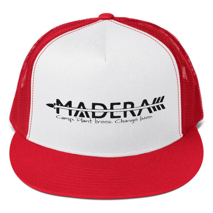 Madera Outdoor  Hats Red/ White/ Red Trucker Cap madera outdoor hammock companies that plant trees best camping hammocks cheap camping hammocks cheap hammocks cheap backpacking hammocks
