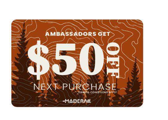 Madera Outdoor Pad Ambassador Only Offer: Backpacking Sleeping Pad + Pillow + $50 Gift Card